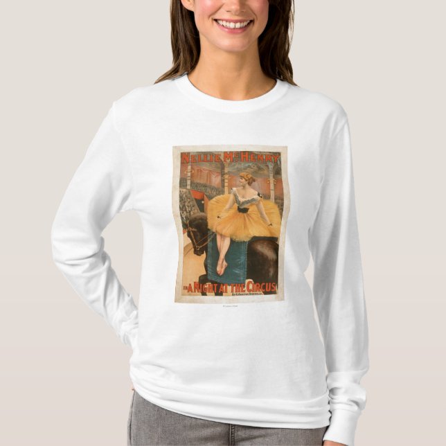 Camiseta Una noche en el poster de teatro del juego del (Anverso)