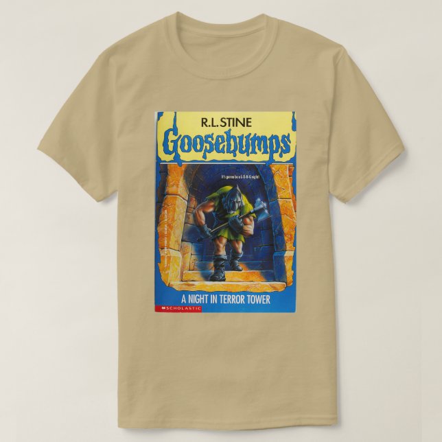 Camiseta Una noche en la torre del terror (Diseño del anverso)