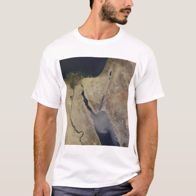 Camiseta Una nube de polvo de bronceado de Arabia Saudita (Anverso)