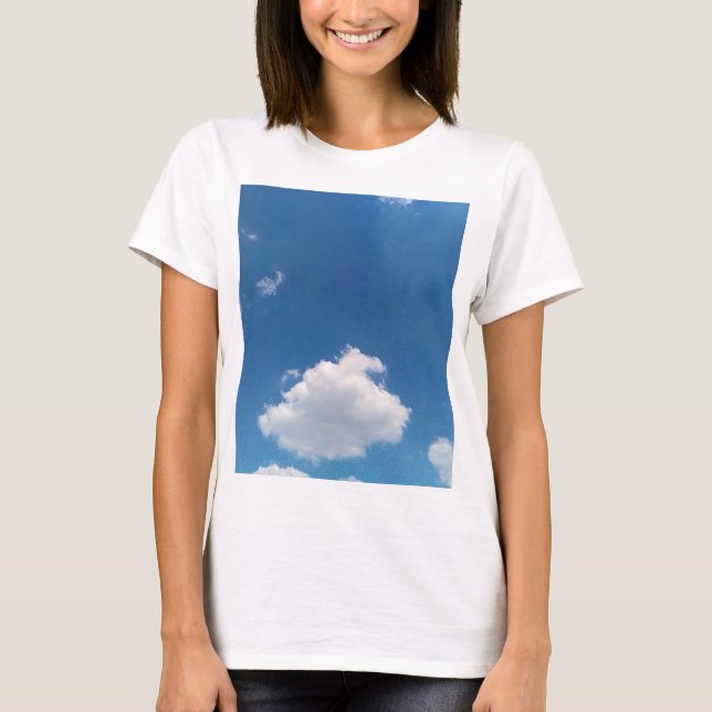 Camiseta Una nube simple (Anverso)