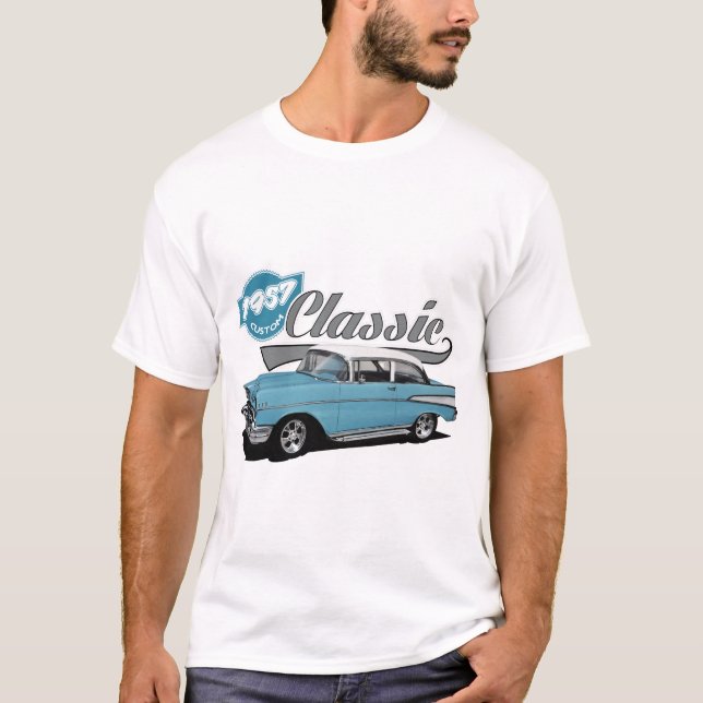 Camiseta Una obra clásica azul (Anverso)