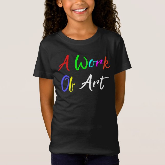 Camiseta "Una obra de arte" (Anverso)