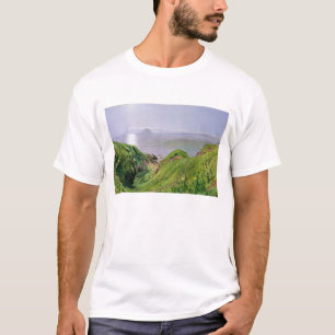 Camiseta Una opinión Ailsa Craig y la isla de Arran, 1860