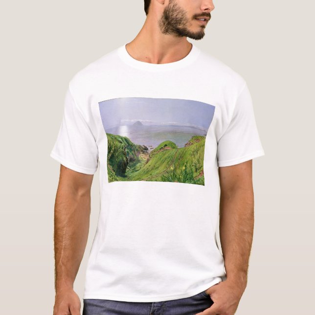 Camiseta Una opinión Ailsa Craig y la isla de Arran, 1860 (Anverso)