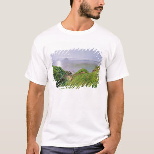 Camiseta Una opinión Ailsa Craig y la isla de Arran, 1860