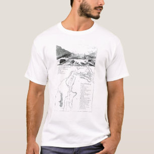 Camiseta Una opinión de perspectiva del lago George