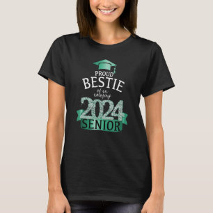 Camiseta Una Orgullosa Bestie De La Parte Turquesa Senior I