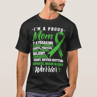 Camiseta Una Orgullosa Madre Traumática Lesiones Cerebrales