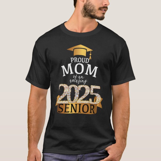 Camiseta Una Orgullosa Mamá Senior 2025 (Anverso)