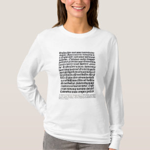 Camiseta Una página del 'Grammaire Latine