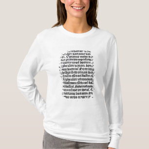 Camiseta Una página del 'Grammaire Latine