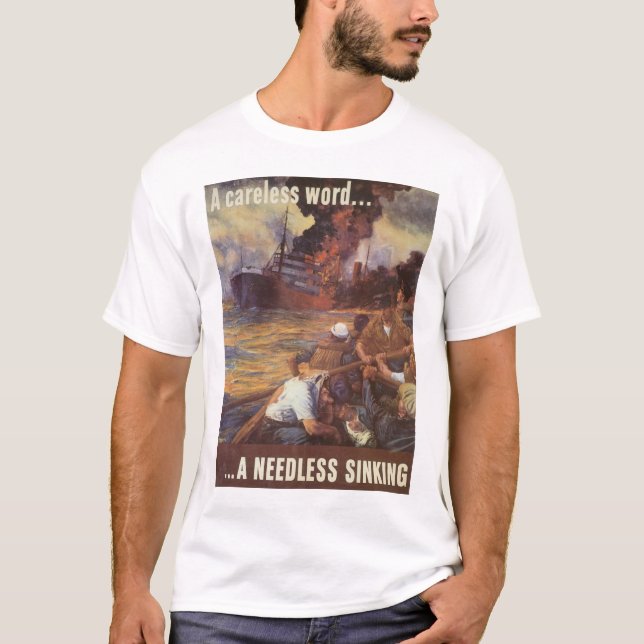 Camiseta Una Palabra Indiferente... Un Hundimiento Innecesa (Anverso)