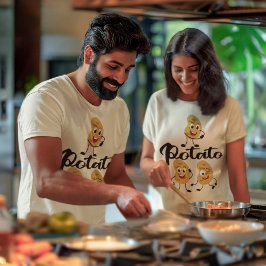 Camiseta Una Papa Dos Papas Kawaii Veggies Unisex