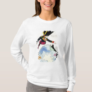 Camiseta Una parada a un paso grande sobre el globo, 1803