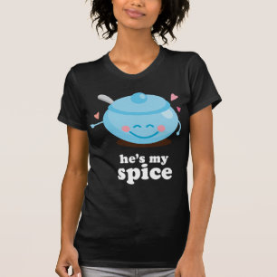 Camiseta Una pareja cuece azúcar y especias
