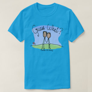 Camiseta Una Pareja Cuidada Dos Grooms Adivinan Qué