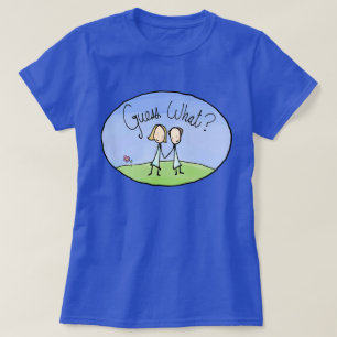 Camiseta Una pareja de lesbianas se pregunta qué