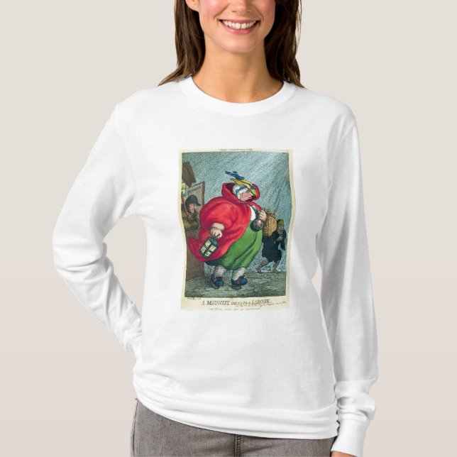 Camiseta Una partera que va a un trabajo, 1811 (Anverso)