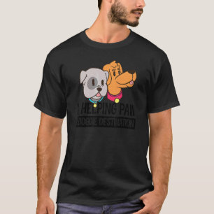 Camiseta Una Pata Ayudante Perritos Tiernos Animales Cuidad