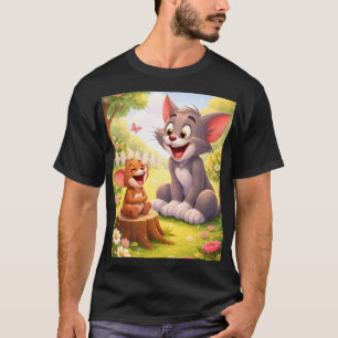 Camiseta Una pausa alegre en el jardín