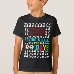 Camiseta Una pelota para 100 días de diversión niños chicos