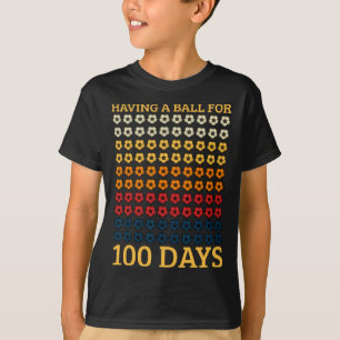 Camiseta Una pelota por 100 días de profesor de fútbol