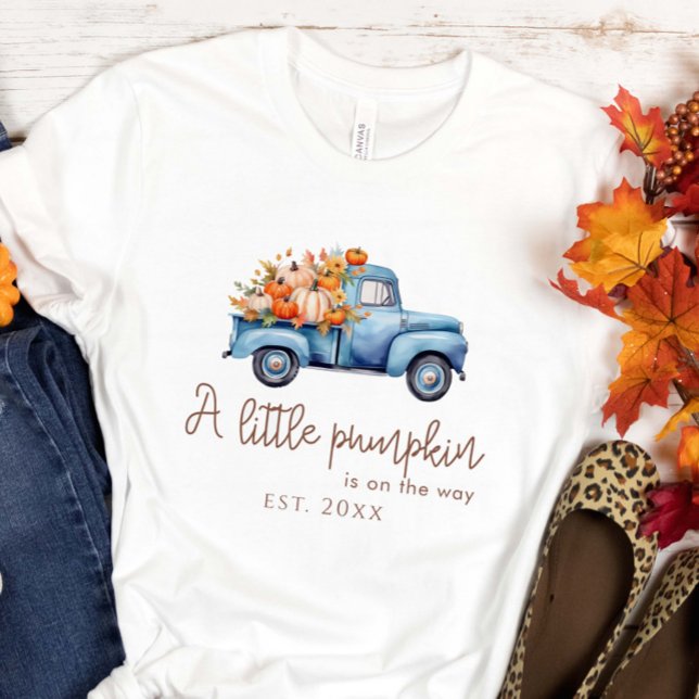 Camiseta Una Pequeña Calabaza Está En El Camino De Mamá Par (Subido por el creador)