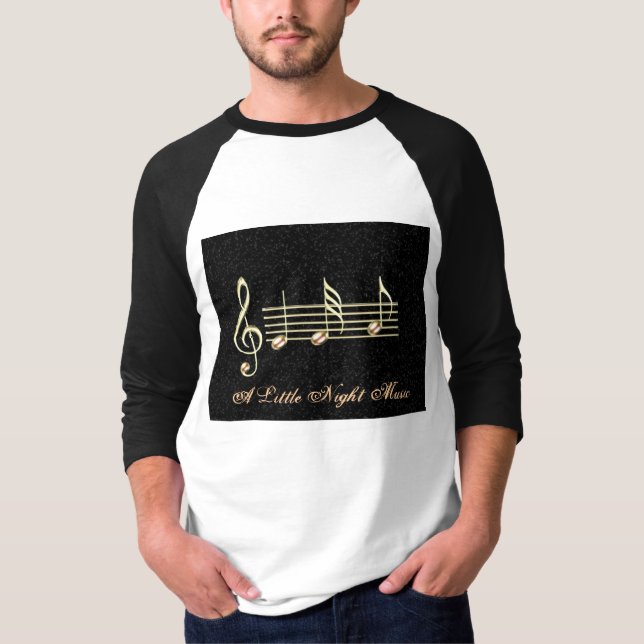 Camiseta Una pequeña música de la noche (Anverso)