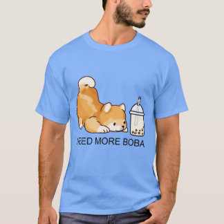 Camiseta Una pequeña Shiba linda necesita más Boba