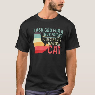 Camiseta Una persona amigable con gatos Ragdoll