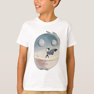 Camiseta Una persona caminando sobre una cuerda floja entre