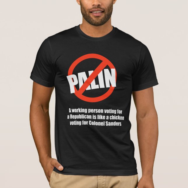 Camiseta Una persona de funcionamiento que vota por un (Anverso)