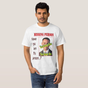 Camiseta Una Persona Desaparecida 🎭 Quería Un Fabuloso Reg