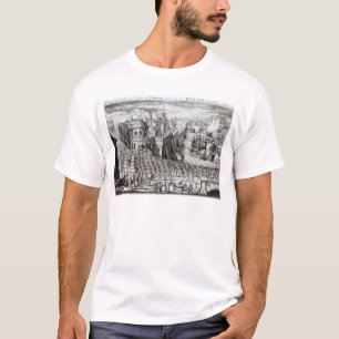 Camiseta Una perspectiva de la ciudad y del puerto