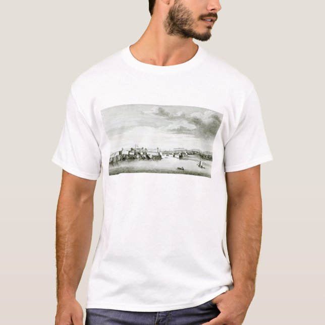 Camiseta Una perspectiva del castillo de Moro y de la (Anverso)