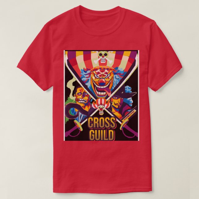 Camiseta Una pieza de hermandad cruzada (Diseño del anverso)