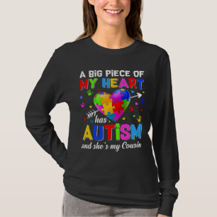 Camiseta Una Pieza De Mi Corazón Tiene Autismo Ella Es Mi P
