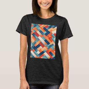 Camiseta Una pintura de óleo abstracta óptica minimalista
