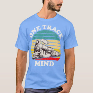 Camiseta Una pista Mind Funny Locomotive Train Lover