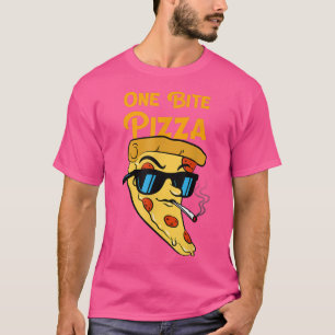 Camiseta Una Pizza Bite Cute Graciosa Pizza Para Hombres Pi