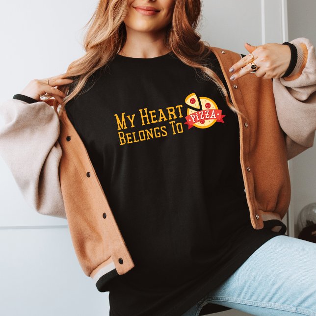 Camiseta Una pizza divertida a la moda ama el regalo del Dí (Subido por el creador)