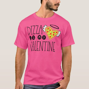 Camiseta Una pizza divertida es mi Día de San Valentín grac