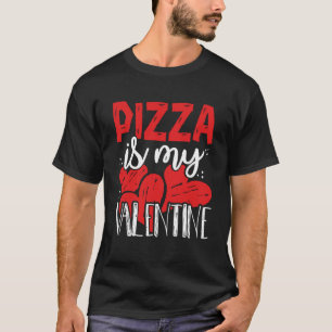 Camiseta Una pizza divertida es mi Gif anti-V de San Valent