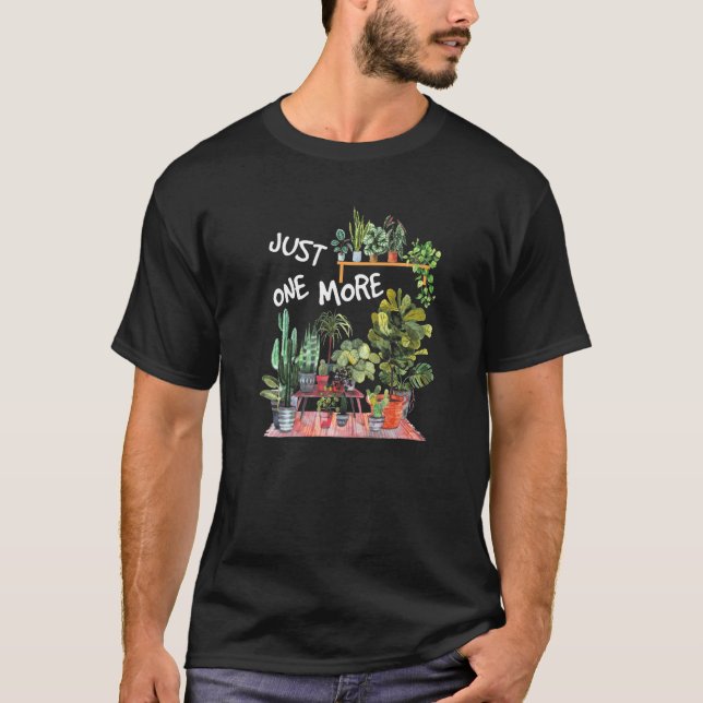 Camiseta Una planta más, mamá, flor interior (Anverso)