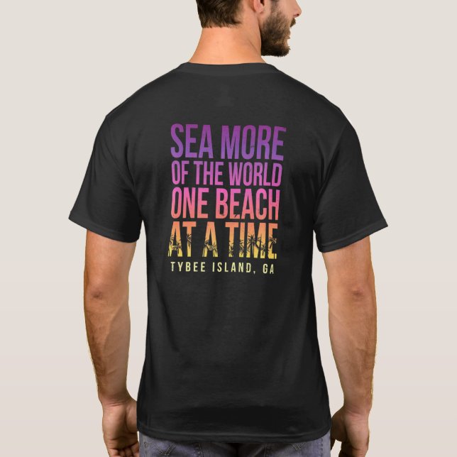 Camiseta Una Playa A La Vez Isla Tybee Summer Georgia Tr (Reverso)