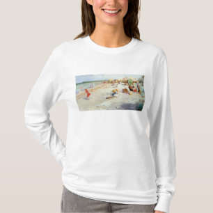 Camiseta Una playa ocupada en verano
