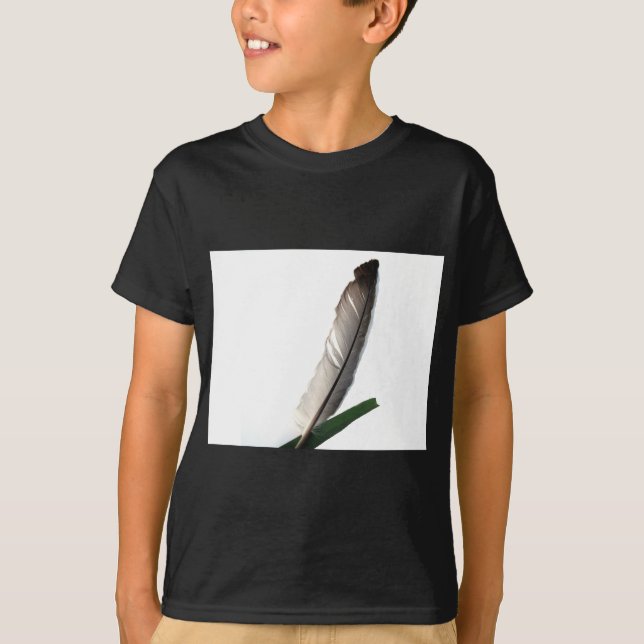 Camiseta Una pluma (Anverso)