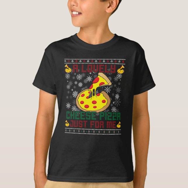 Camiseta Una preciosa pizza de queso sólo para mí (Anverso)
