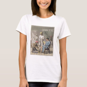 Camiseta Una preparación del caballero, asistida su