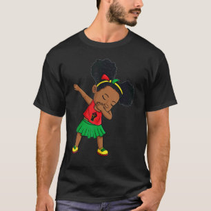 Camiseta Una princesa negra adormecida piel marrón decimosa